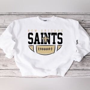 Saints Football Logo Crewneck
